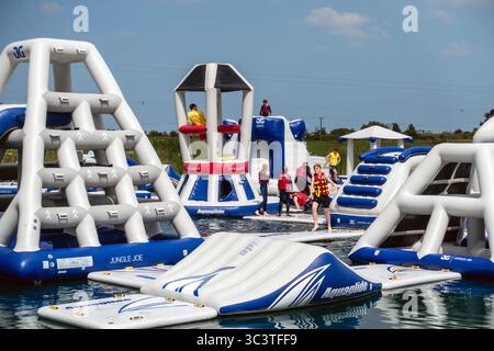 Whitemills,Aqua Park,Sandwich,Kent,England Stock Photo