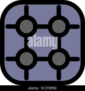 Solar panel symbol - renewable energy, sustainability and ecology icon. Stock Vector