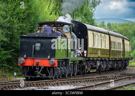 A Class locomotive number 52322 arriving at Ramsbotom station on the ...