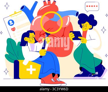 Prevention Healthcare Vector Illustration to Wellness, Keep People Healthy, and Reduce the Risk of Disease in a Flat Style Cartoon Background Stock Vector