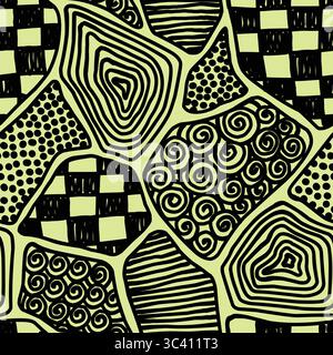 illustration colorful abstract background hand drawing Stock Vector