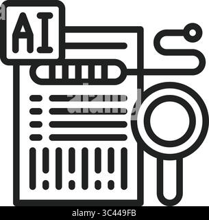 Data labeling icon. Suitable for mobile apps, web apps and print media. Stock Vector