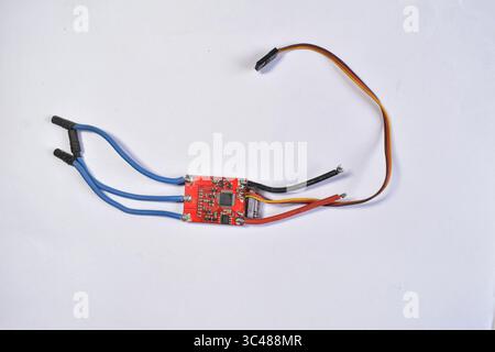 Precision-engineered drone flight controller board for stable navigation, GPS integration, and smooth flight performance in UAV and quadcopter systems Stock Photo