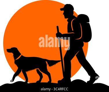 Silhouettes of Freedom. Stock Vector