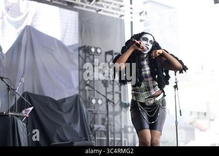 Dua Selah Performs at the 2025 Capitol Hill Block Party in Seattle Stock Photo