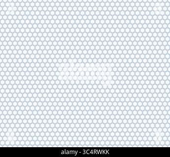 Geometric background. Dark Blue color on matching background. Rounded hexagons mosaic pattern. Regular hexagon shapes. Seamless pattern. Stock Vector