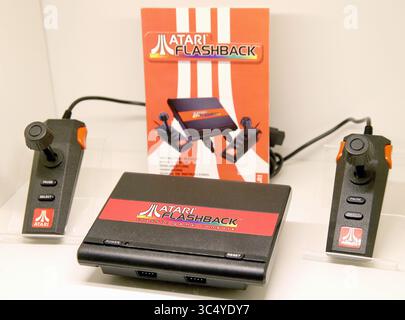 October 6, 2017 - Kudowa Zdroj, Poland - Atari FlashBack at the Consoles and TV Games Museum. (Credit Image: © Damian Klamka/ZUMA Wire/ZUMAPRESS.com) Stock Photo