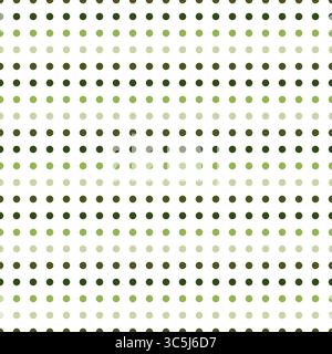 Vector seamless background with dots. polka dots green pattern Stock Vector