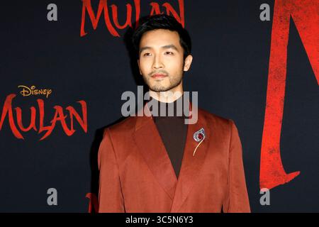 March 9, 2020, Los Angeles, CA, USA: LOS ANGELES - MAR 9:  Yoson An at the ''Mulan'' Premiere at the Dolby Theater on March 9, 2020 in Los Angeles, CA  (Credit Image: © Kathy Hutchins via ZUMA Wire) Stock Photo
