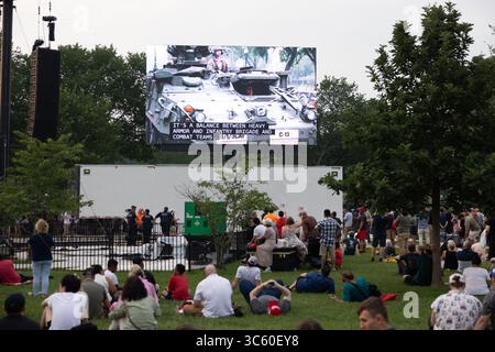 WASHINGTON, D.C. – June 14, 2025: Demonstrators are seen at the 250th