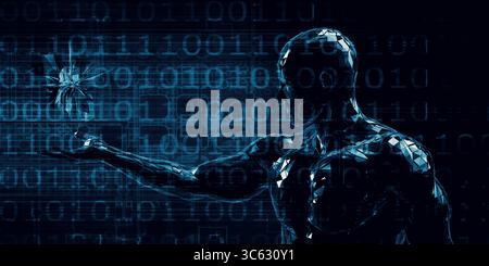 Global Technology and Communications Network as a Concept Stock Photo
