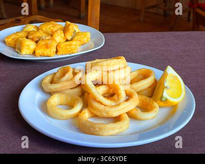 Assorted fried fish. Spain. Stock Photo