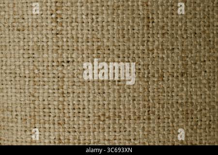 Beige bookbinding fabric background, high quality burlap texture Stock Photo