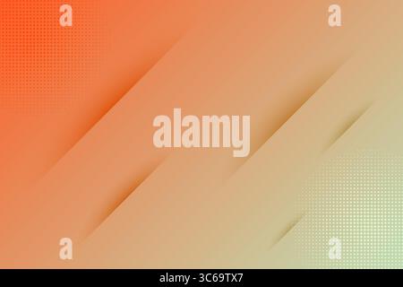 Minimal abstract background featuring diagonal slices, soft gradient tones, and halftone dot patterns for modern design, vector illustration Stock Vector