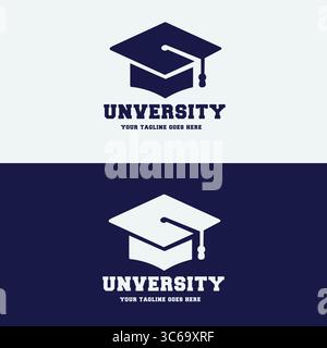 University Logo Template – Academic, Educational & Institutional Branding Design Stock Vector