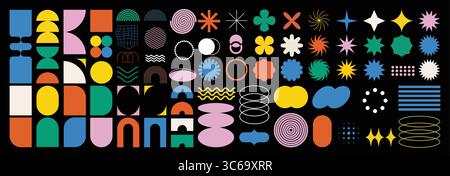 Abstract Vector Shape – Modern Geometric Graphic Element for Design Projects Stock Vector