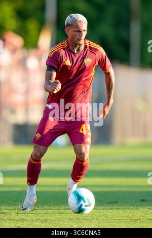 Wesley AS Roma in action during the Serie A Enilive between AS Roma vs ...