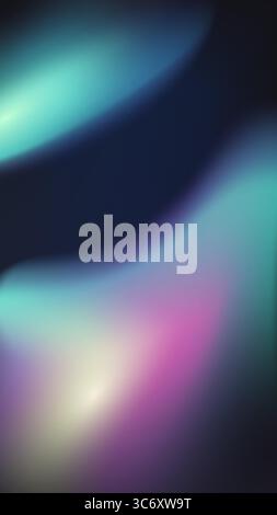 abstract background featuring luminous gradients in teal blue and purple flowing across a dark space perfect for futuristic design and digital art in Stock Vector