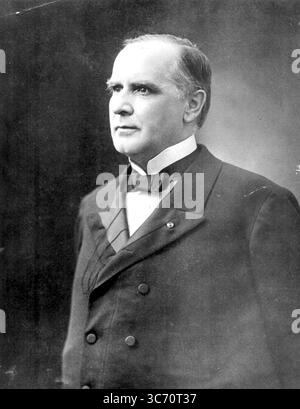 William McKinley 25th US President 1897 - 1901 Stock Photo
