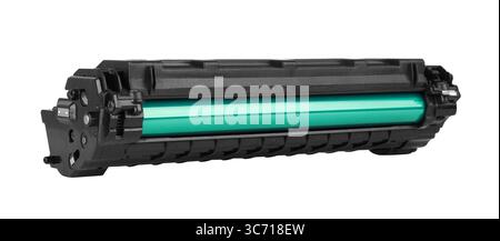 Cartridge for laser printer isolated on white background Stock Photo