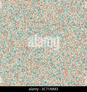 Abstract background with mosaic triangle shapes. Tiny triangles size. Multiple repeated inner triangles. Multicolored style. Repeatable pattern. Stock Vector