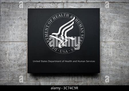 HHS - Department of Health and Human Services - Federal Leadership in Public Health Stock Photo