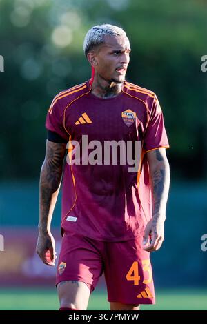 Wesley of AS Roma looks on during the Pre-Season friendly match between ...