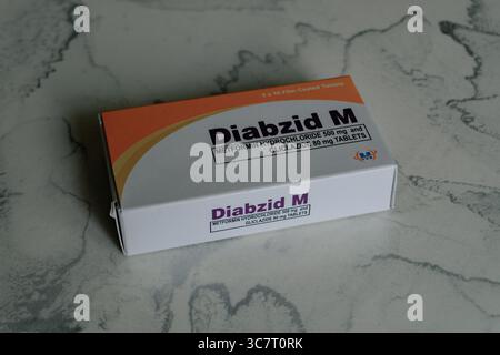 Diabzid M - medical and healthcare concept. Stock Photo