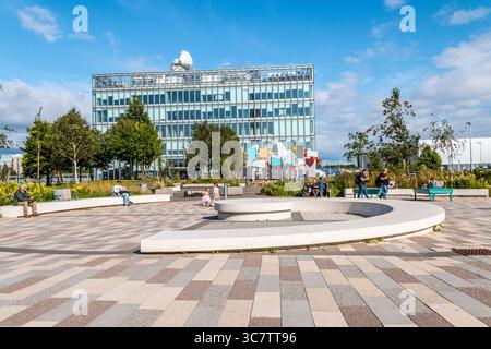 BBC STUDIOS BUILDING on the River Clyde July 31st 2025 Stock Photo