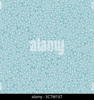 Triangles pattern. Tiny triangles size. Solid shapes in frames. Solid Color style. Repeatable pattern. Beautiful vector tiles. Calming Waters. Stock Vector