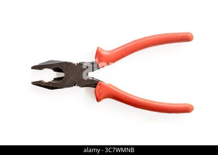 Pliers isolated on white background Stock Photo