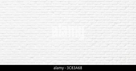 whitewashed brick wall, white stone masonry as a backdrop for text or background Stock Photo