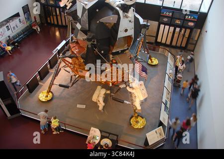 Lunar module display at the Smithsonian National Air and Space Museum ...