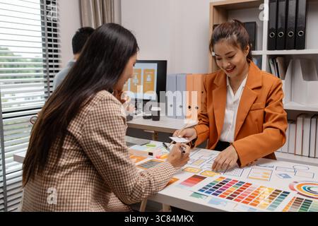 Process of creating an interface for a mobile app, user interface and experience concept, ux, ui, ux developer and ui designer, creative digital devel Stock Photo