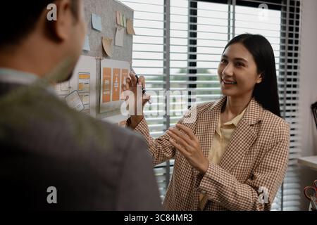 creative planning phone app development template layout, User experience concept, website designer, develop team UX designer working on smartphone app Stock Photo