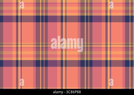 Seamless plaid pattern with intersecting lines. Ideal for backgrounds, textiles, or design projects needing a classic, colorful texture. Versatile, wa Stock Vector