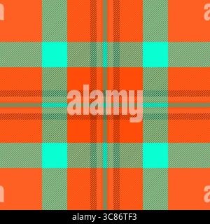Vibrant plaid pattern. Perfect for backgrounds, textiles, or adding a touch of retro flair. Use for design elements, websites, and creative projects. Stock Vector