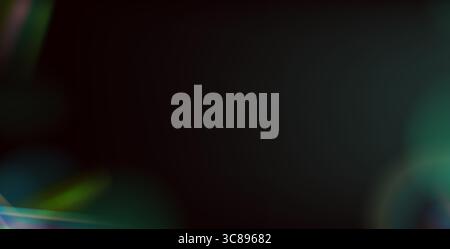 Rainbow light prism background. Iridescent effect backdrop overlay. Vector illustration. Stock Vector