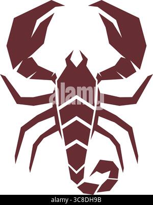 Scorpion logo icon design illustration Stock Vector