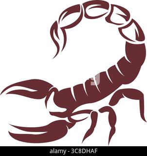 Scorpion logo icon design illustration Stock Vector