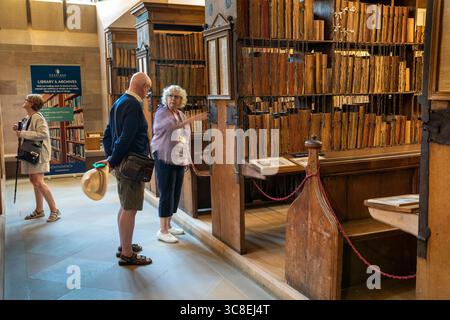 Chained Library Building, Cathedral; Hereford; England; UK Stock Photo ...