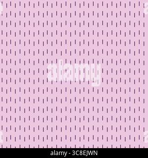 "Seamless Vertical Dash Line Pattern on Pink Background – Minimal Abstract Repetitive Vector Design" Stock Vector