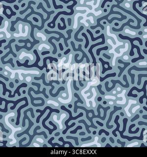 Urban camouflage seamless Turing pattern  Stock Vector