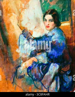 Amrita Sher-Gil (1913 – 1941) Hungarian-Indian artist Stock Photo - Alamy