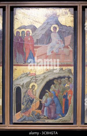 Duccio di Buoninsegna / 'Maestà - Passion: The Burial', 1308-1311 ...