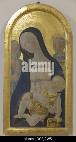 Madonna and Child between St Jerome and St Bernardino of Siena circa ...