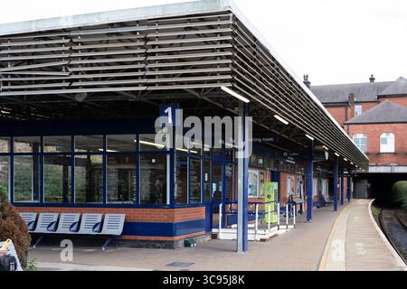 Wigan Wallgate railway station exterior Lancashire UK Stock Photo
