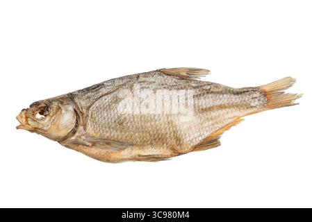 Dried fish bream isolated on white background. Stock Photo