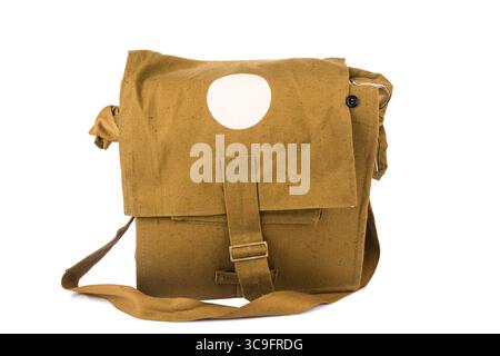 The military first aid kit isolated on white background. Stock Photo