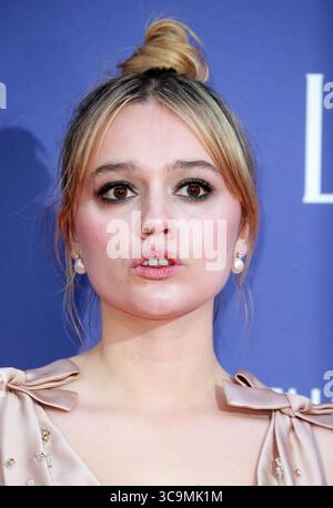 Aimee Lou Wood attends 'Living' premiere at the 66th BFI London Film